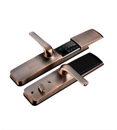 滑蓋指紋鎖家用防盜門